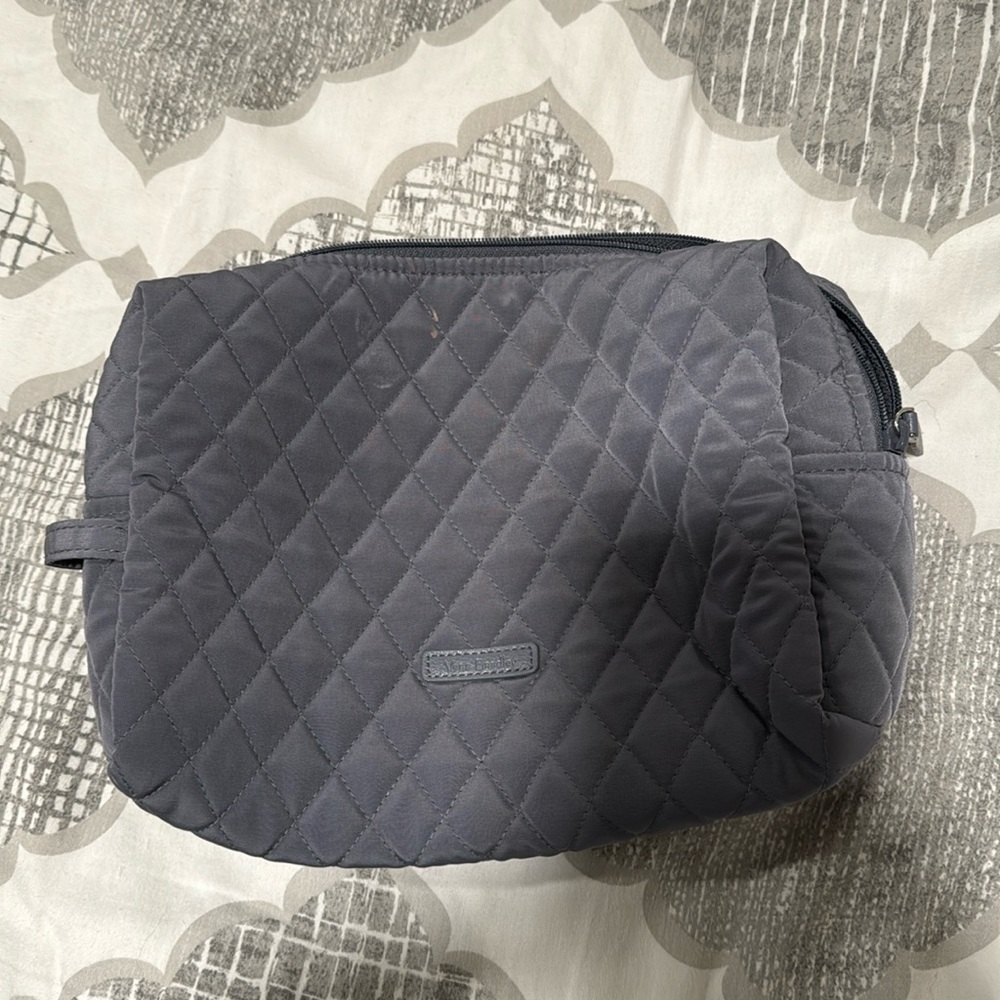 Vera Bradley large makeup bag